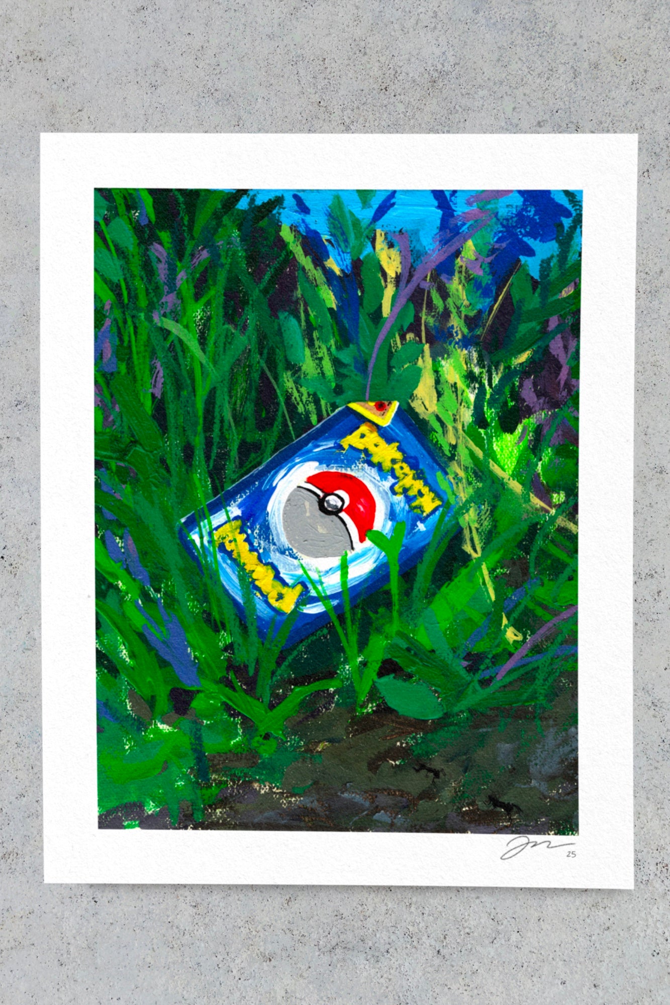 Lost Card 11"x14" Print