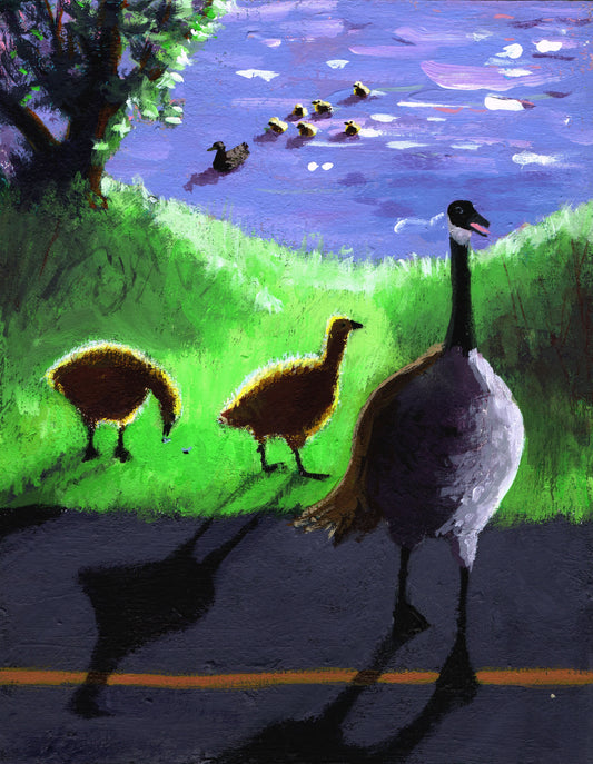 Duck Duck Goose 11"x14" Print