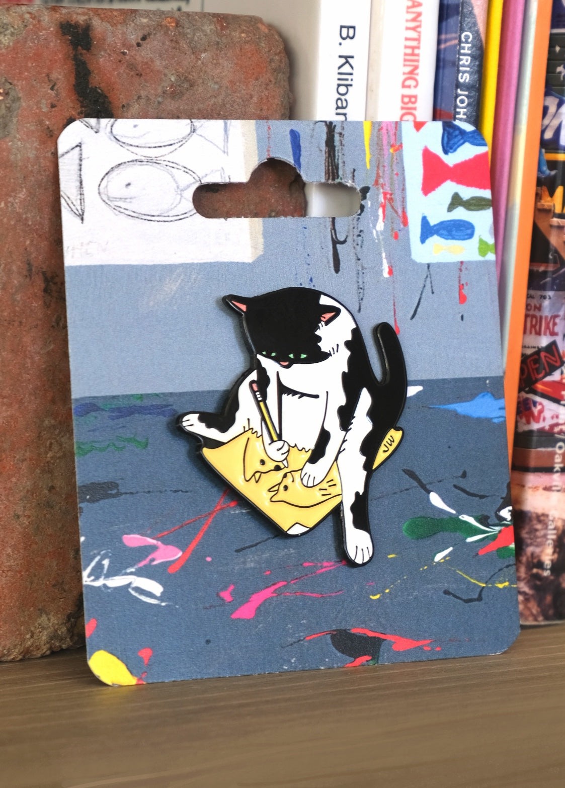 Artist in His Studio Enamel Pin