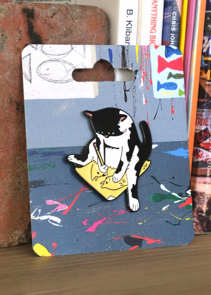 Artist in His Studio Enamel Pin