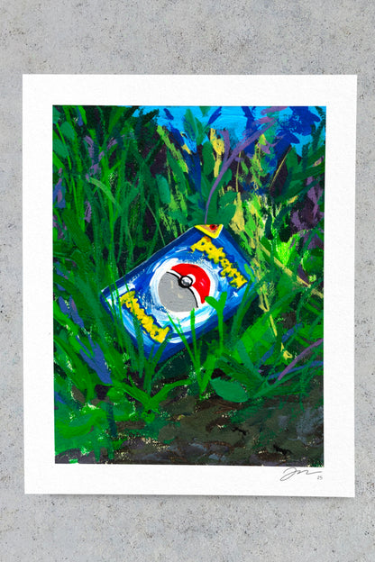 Lost Card 11"x14" Print