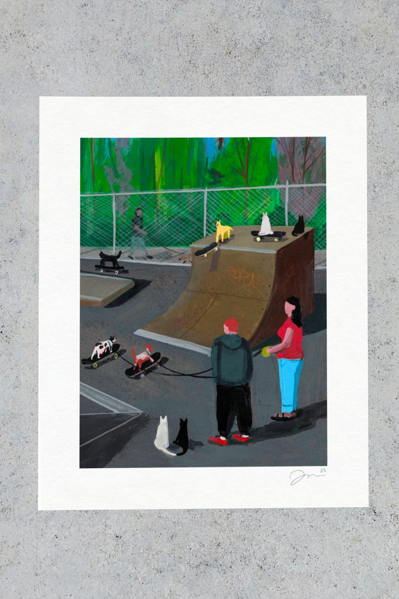 Pet Park 8"x10" Print