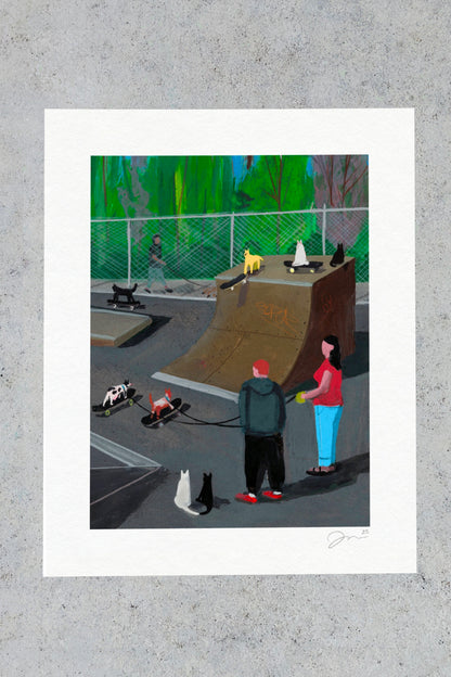 Pet Park 8"x10" Print