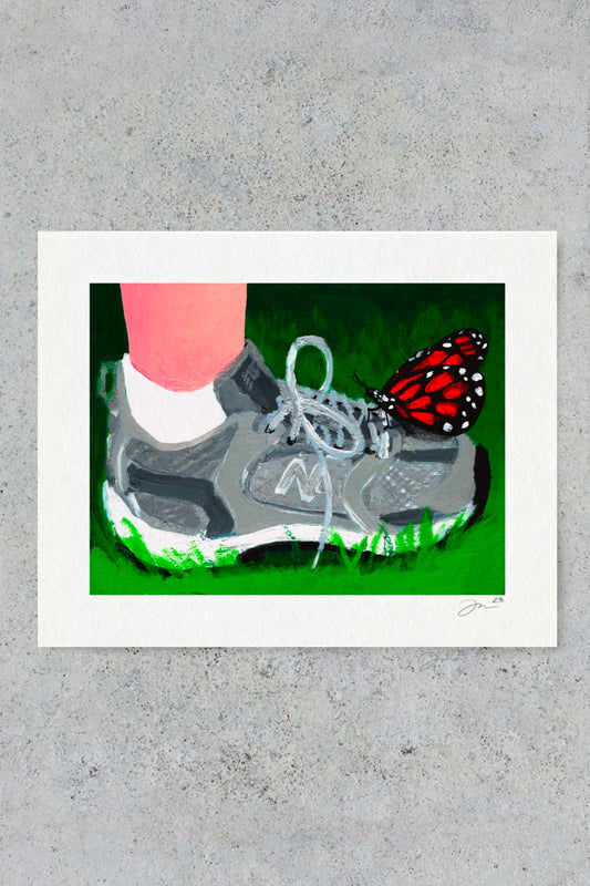 990 With Butterfly 8"x10" Print