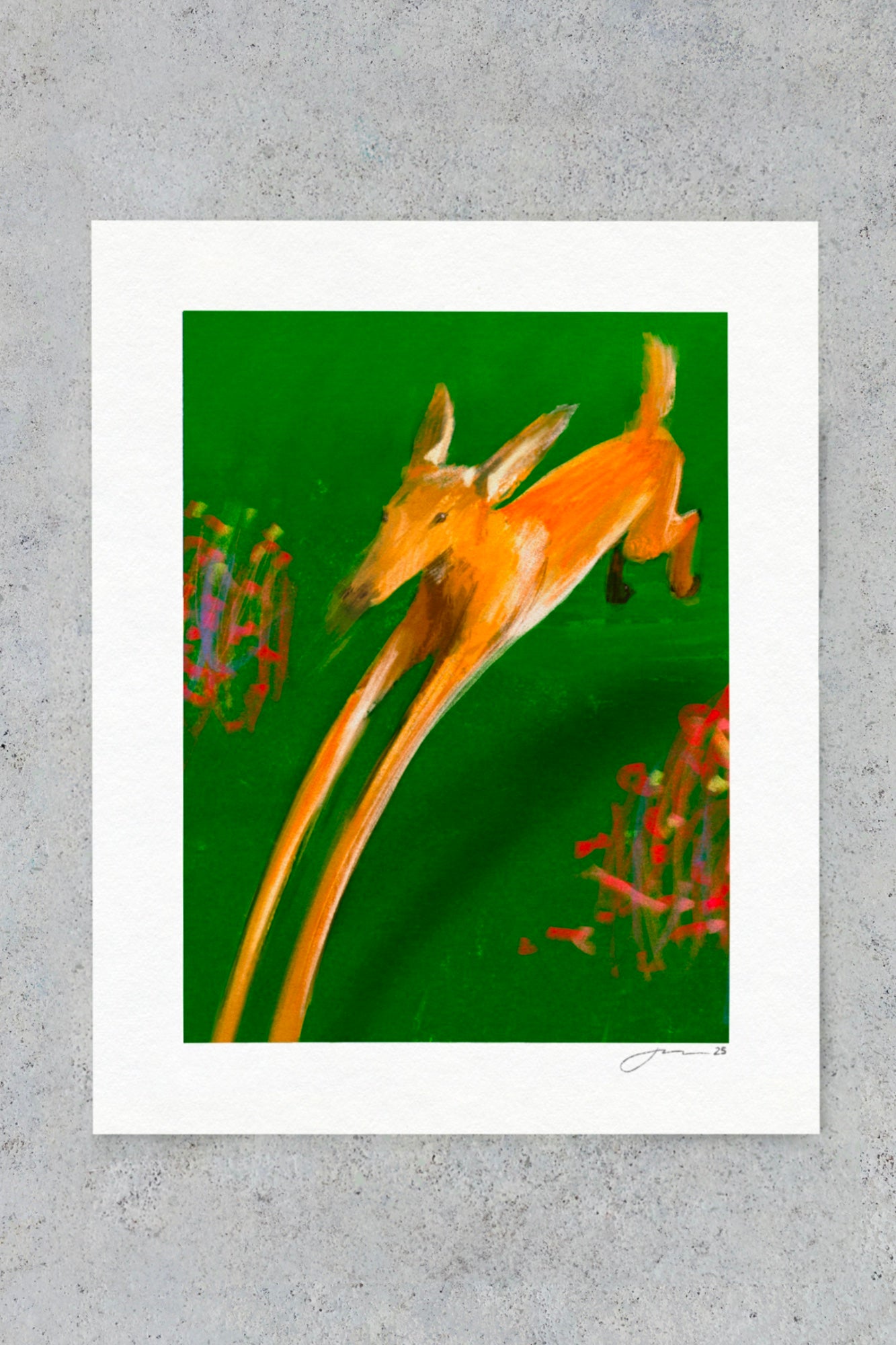 Long Deer 8"x10" Print (SOLD OUT)