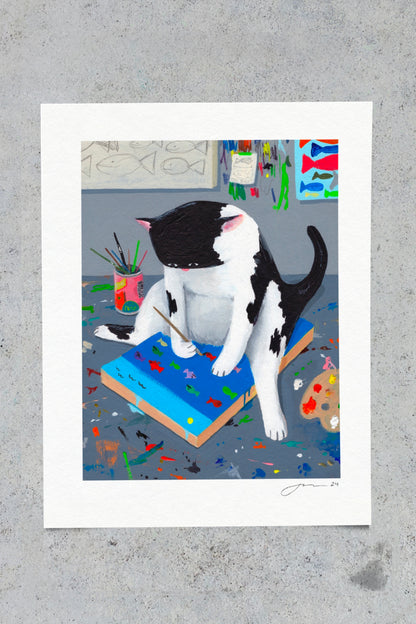 The Artist in his Studio Limited Edition Print (SOLD OUT)