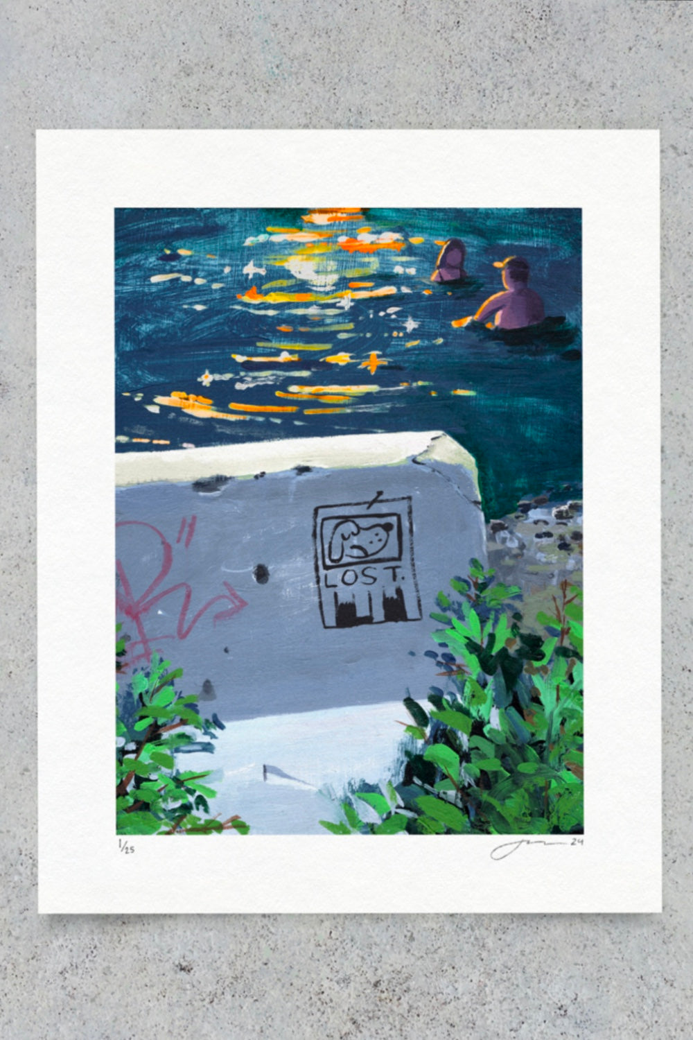 Lost Dog Limited Edition 8"x10" Print