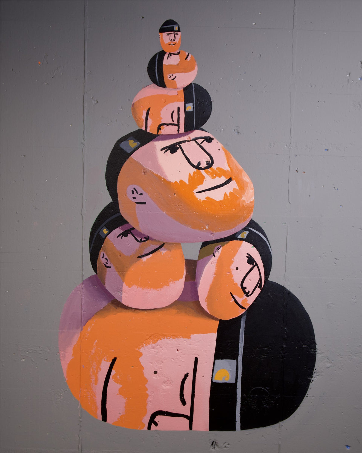 JW Rocks mural, additional view