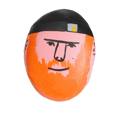 "JW Rocks" Hand Painted Pet Rock