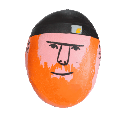 "JW Rocks" Hand Painted Pet Rock