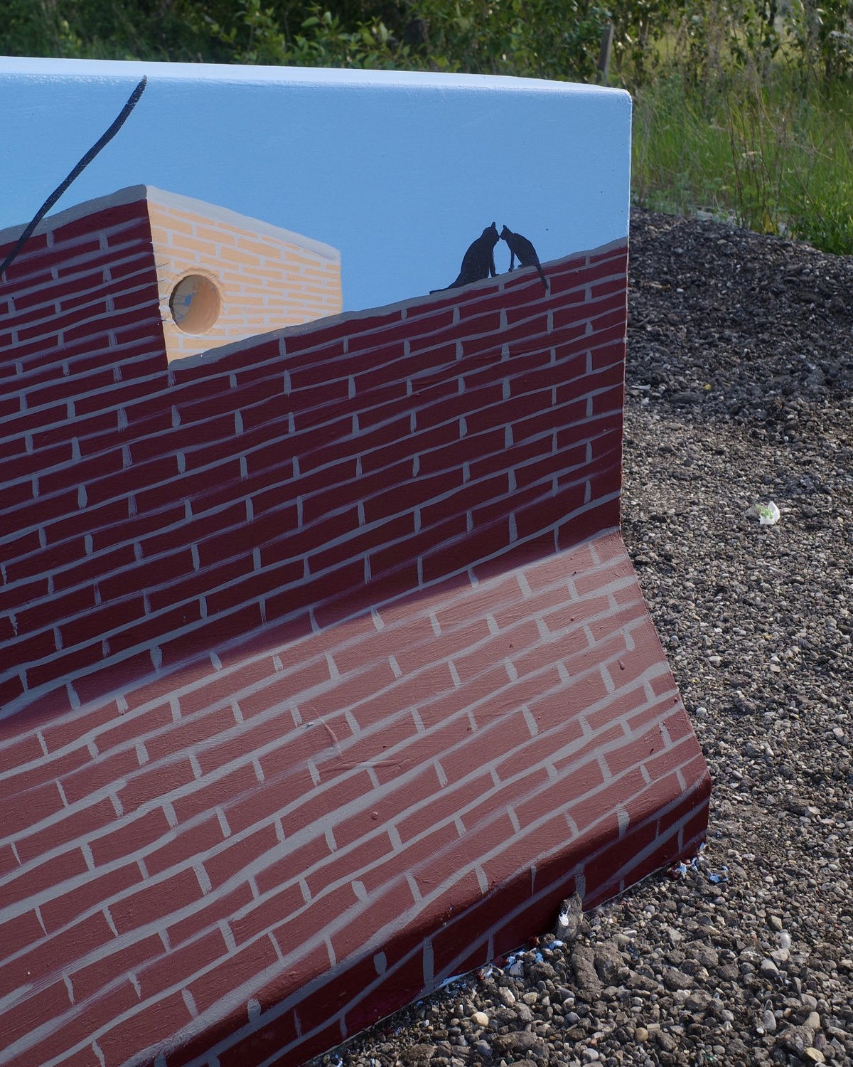 YYC BUMP G7 Summit Road Works Barriers, detail