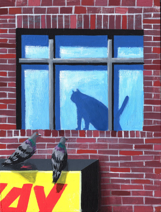 Bird Watching 11"x14" Print