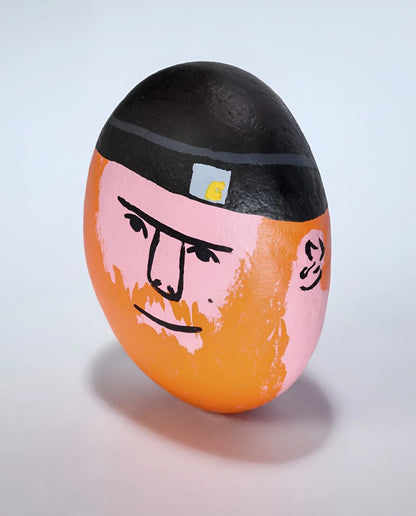 "JW Rocks" Hand Painted Pet Rock